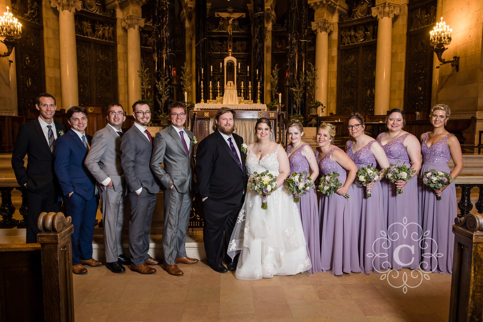 Saint Paul Cathedral MN Wedding Photo