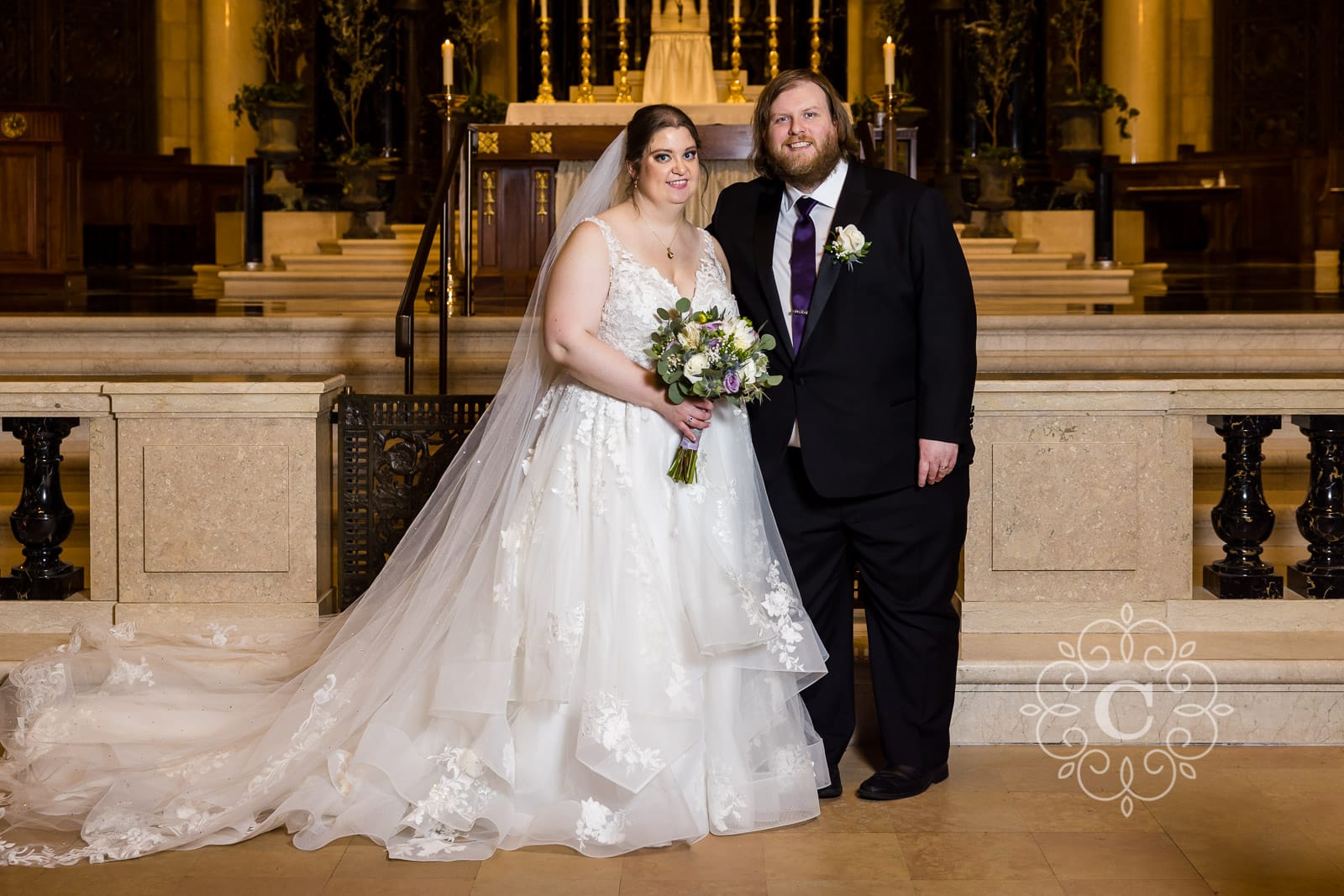 Saint Paul Cathedral MN Wedding Photo