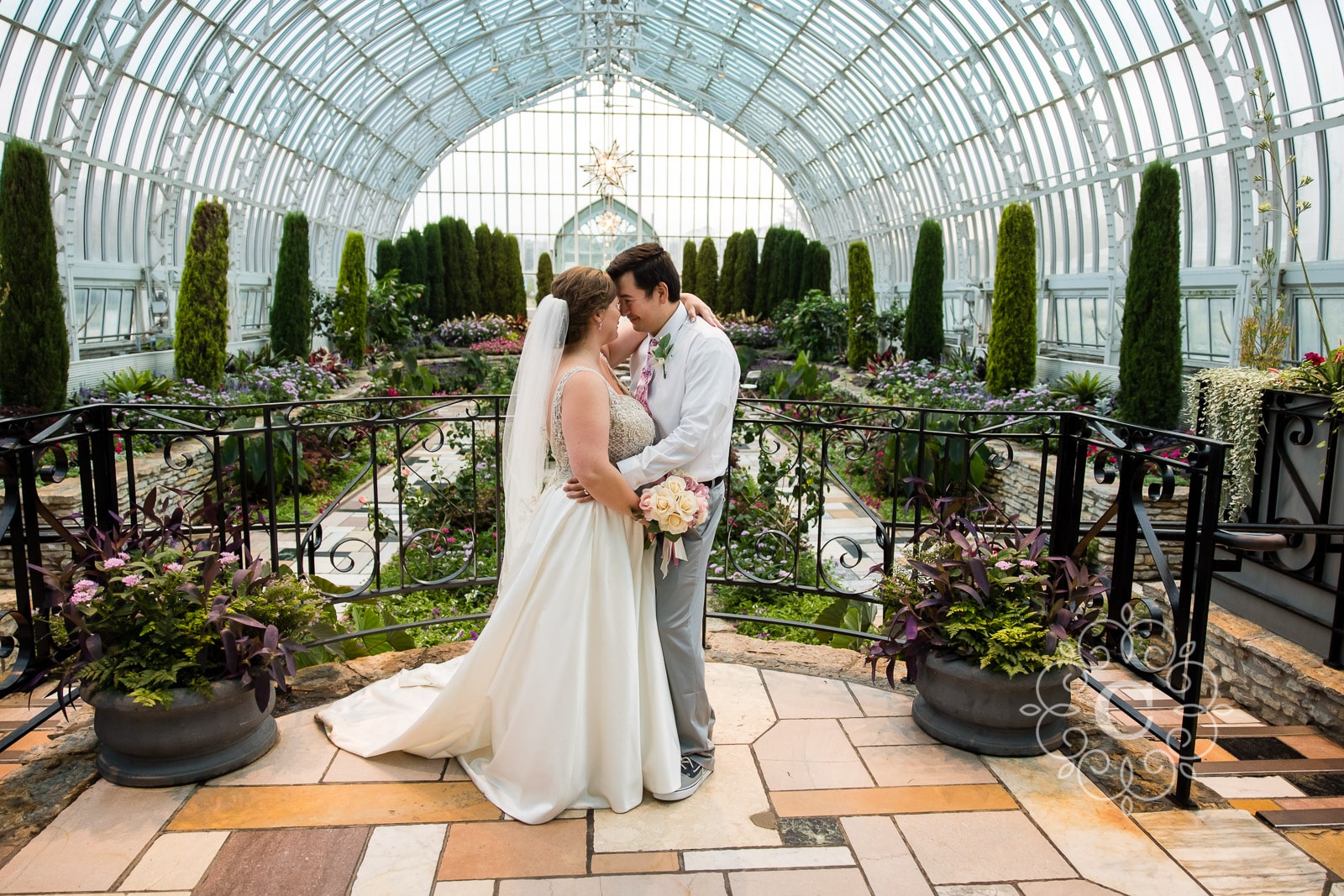 Como Park Conservatory Wedding Photography