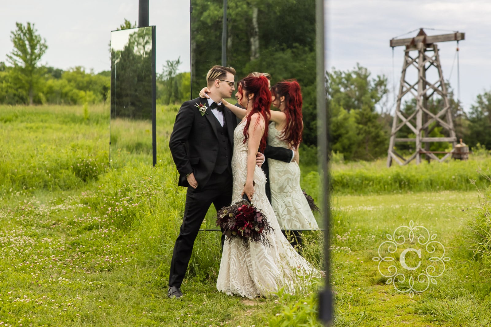 Sculpture Park Wedding Photography