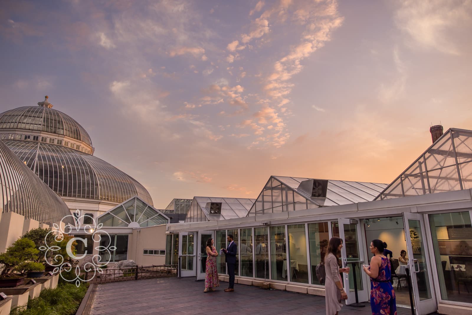 Ordway Garden Wedding Como Park St Paul MN
