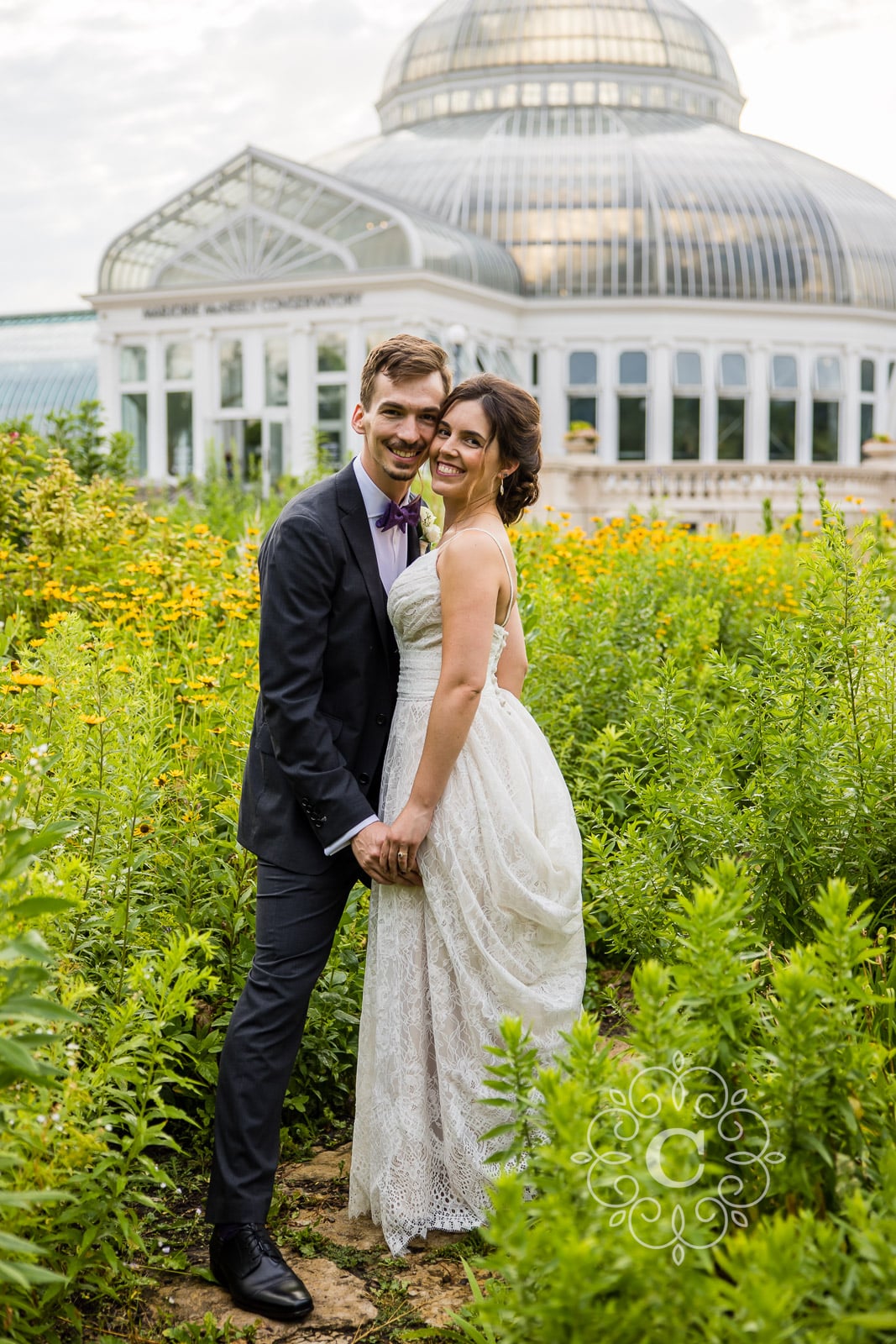 Marjorie McNeely Conservatory Wedding St Paul MN Photo