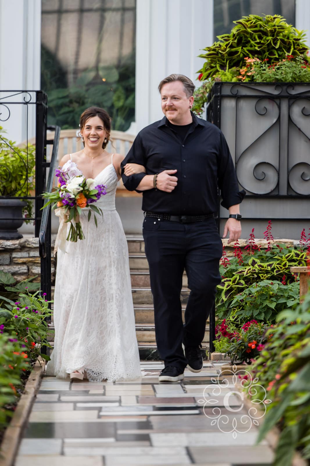 Marjorie McNeely Conservatory Wedding St Paul MN Photo