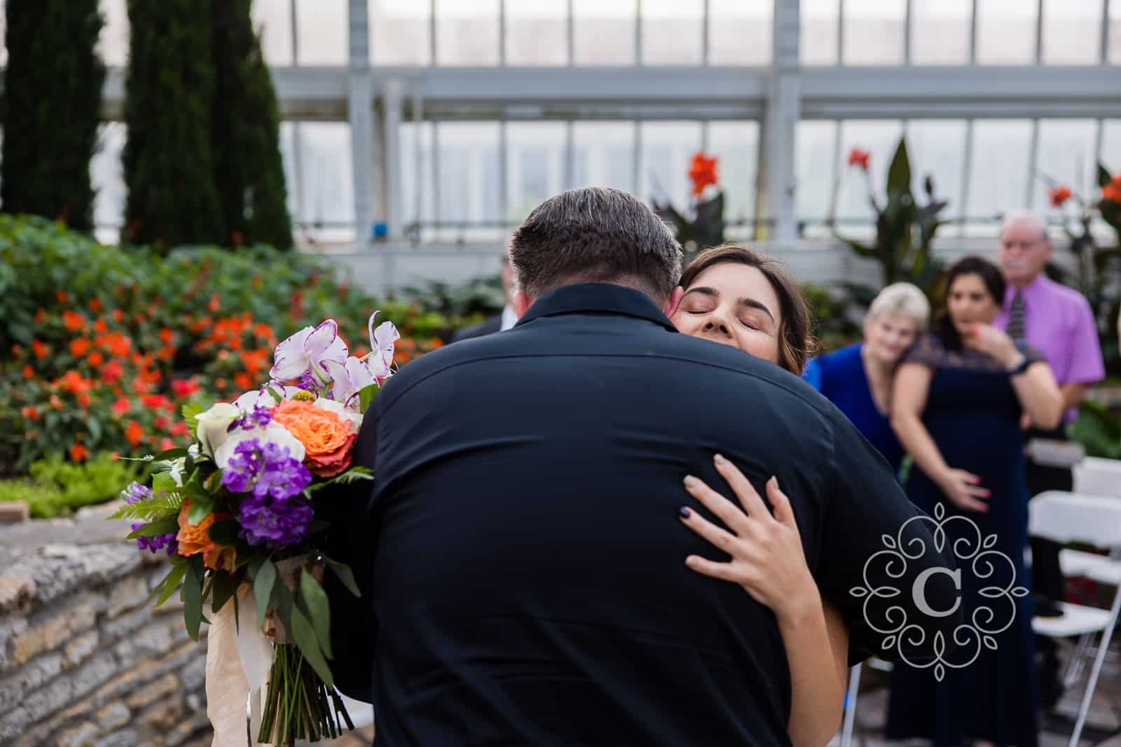 Marjorie McNeely Conservatory Wedding St Paul MN Photo