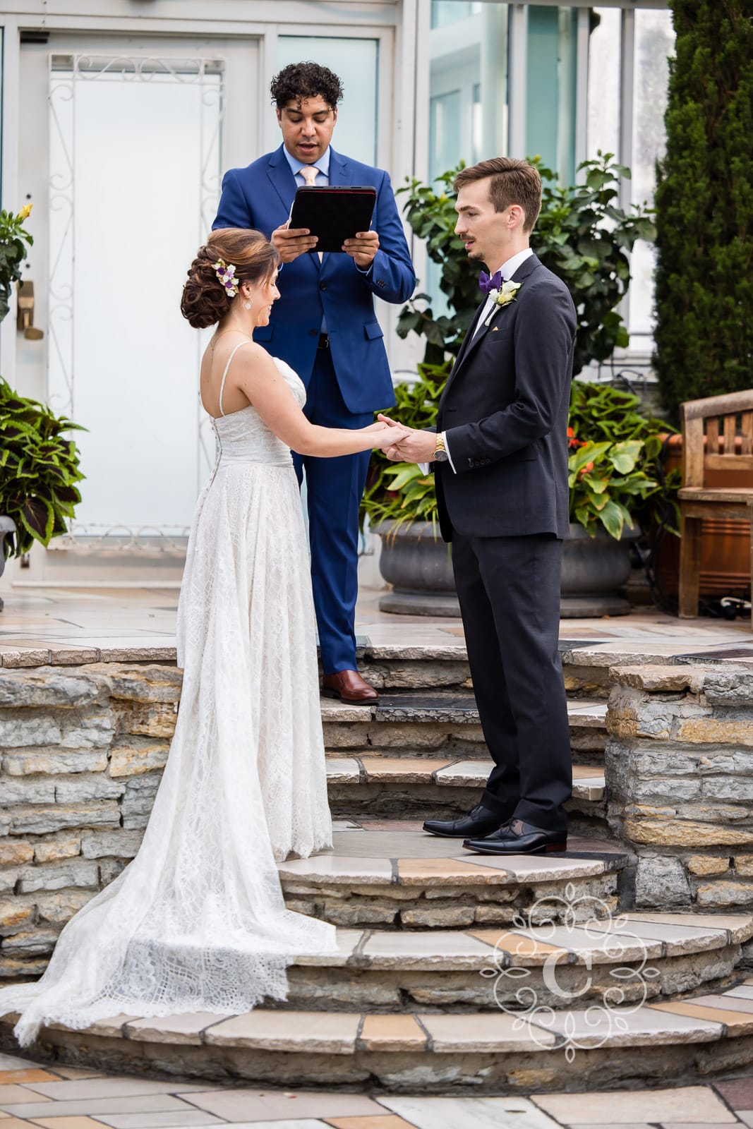 Marjorie McNeely Conservatory Wedding St Paul MN Photo