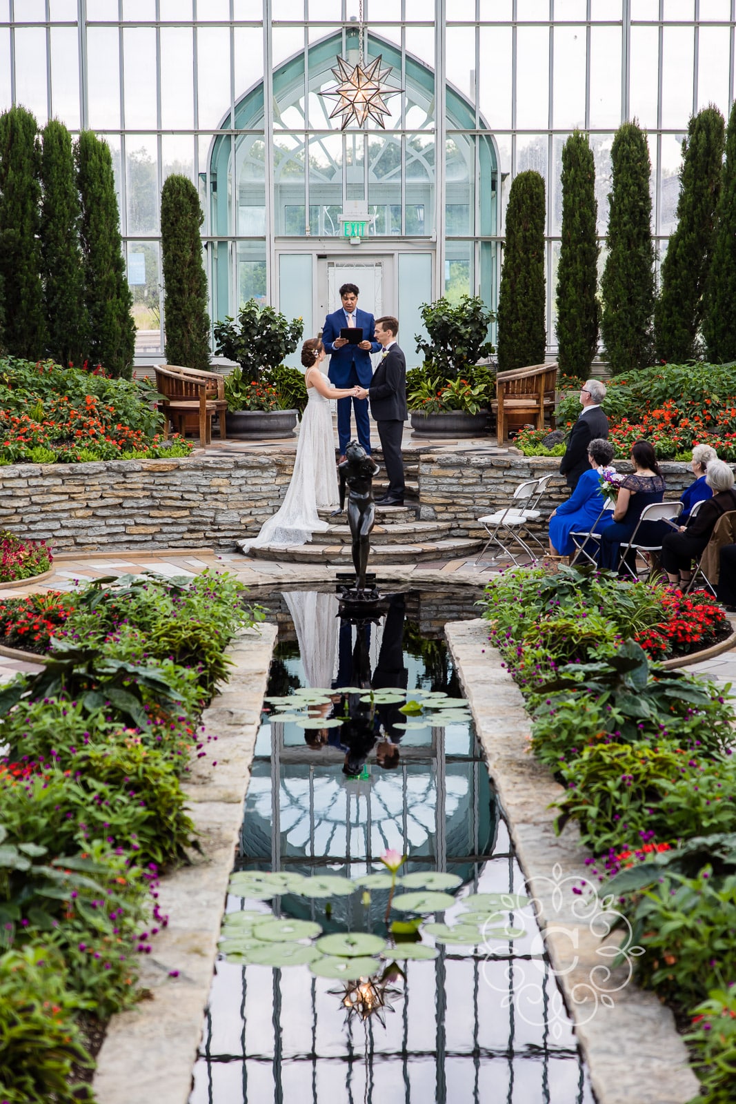 Marjorie McNeely Conservatory Wedding St Paul MN Photo