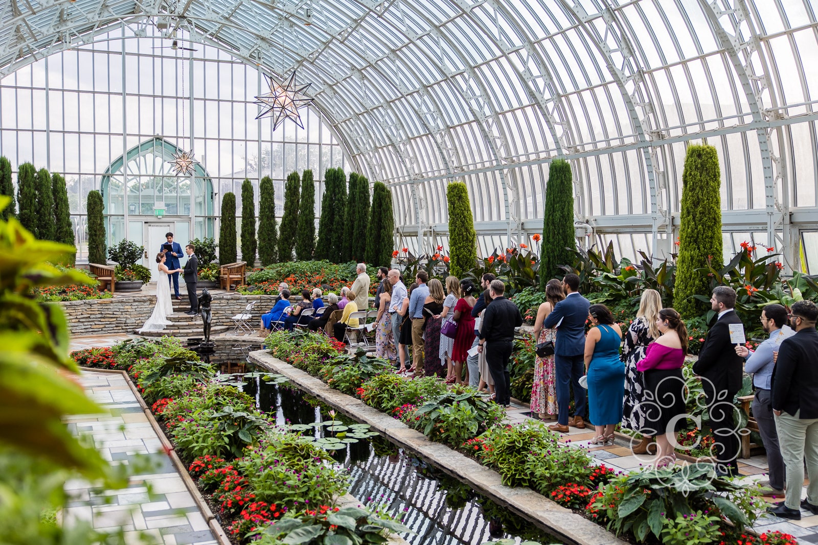 Marjorie McNeely Conservatory Wedding St Paul MN Photo