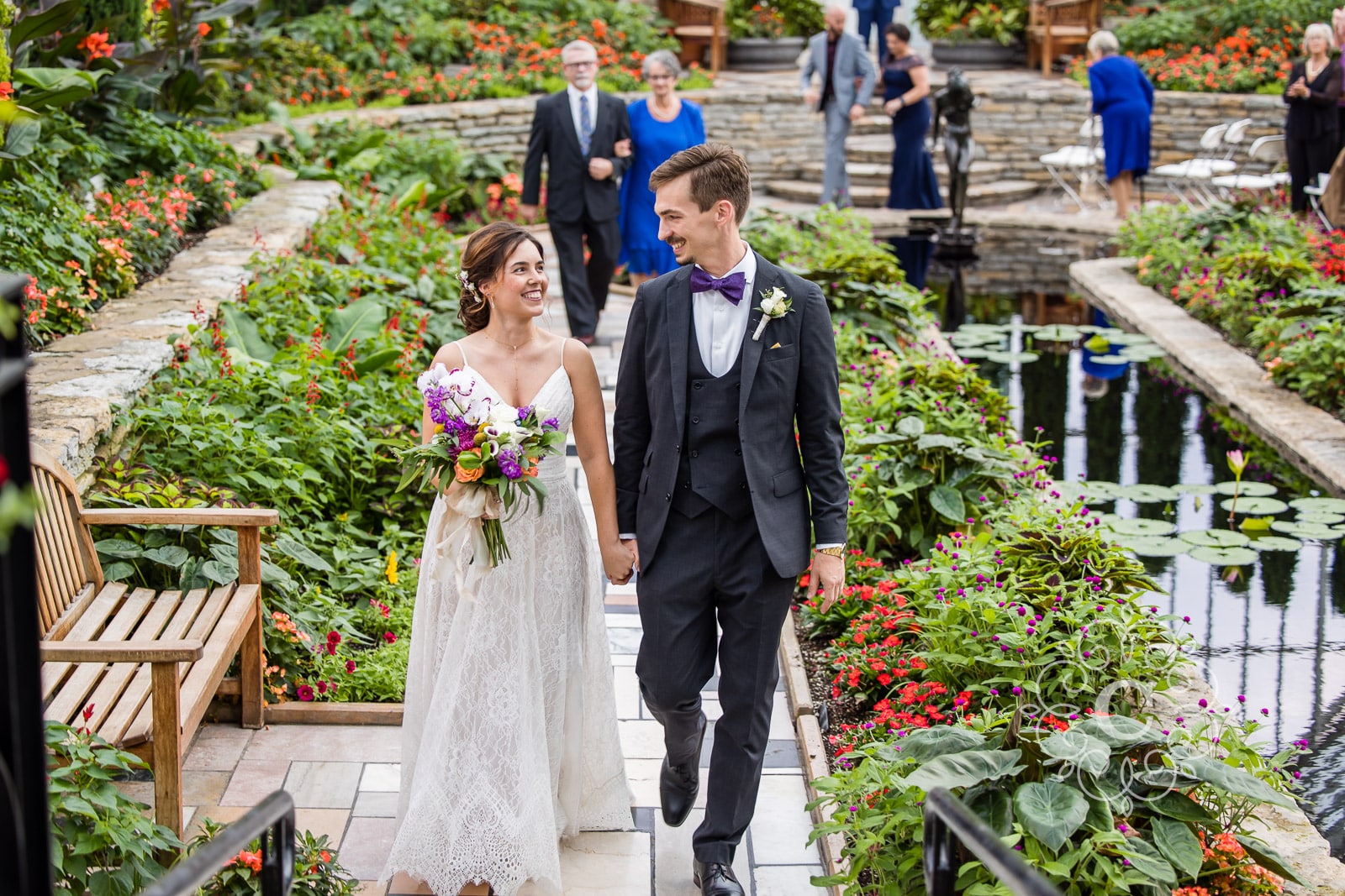 Marjorie McNeely Conservatory Wedding St Paul MN Photo