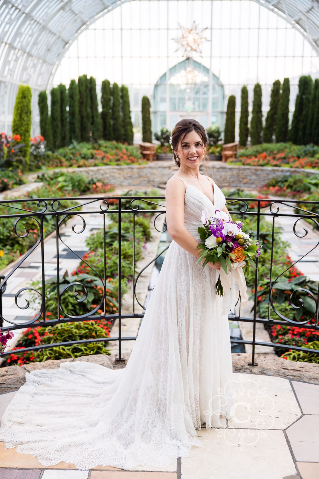 Marjorie McNeely Conservatory Wedding St Paul MN Photo