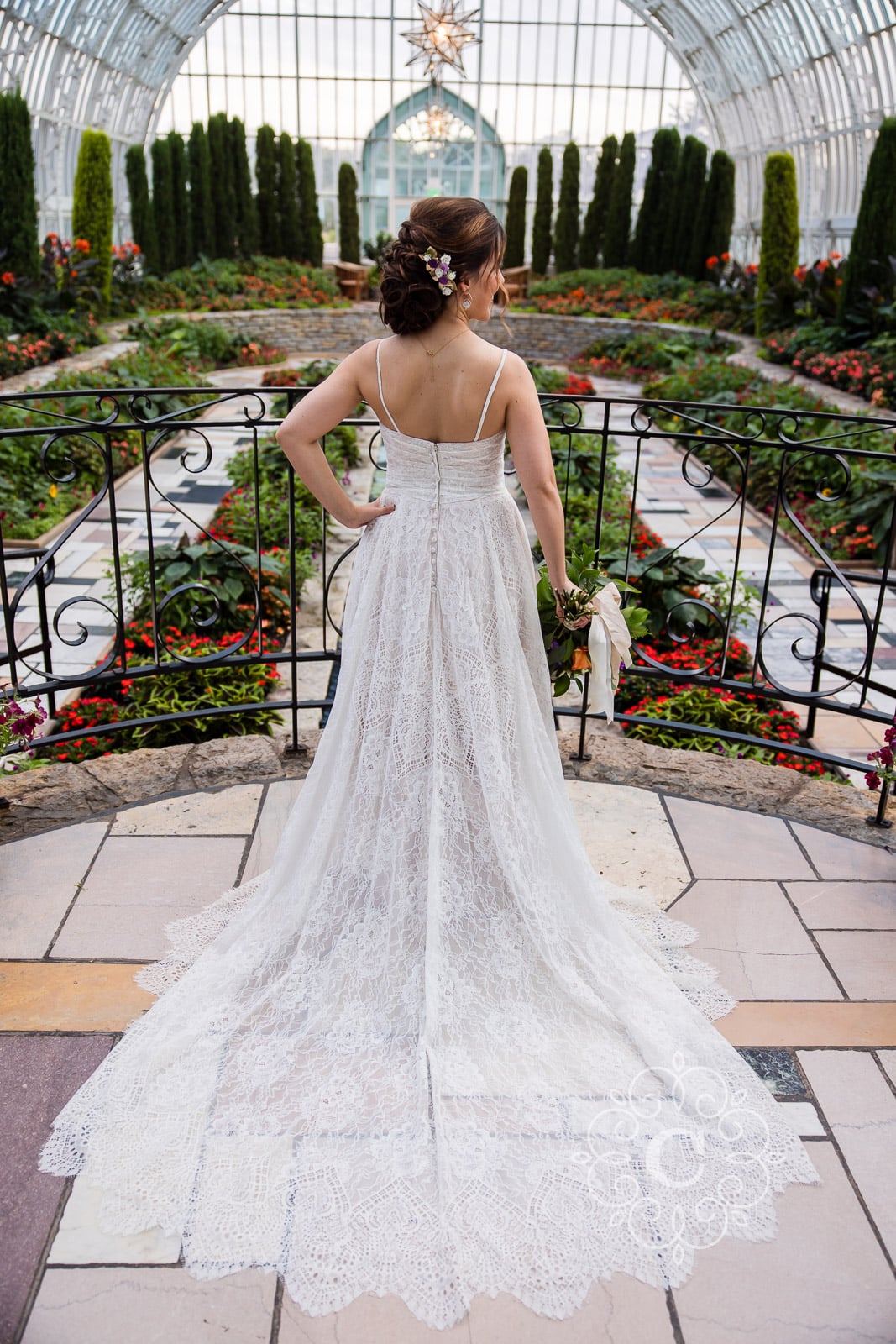 Marjorie McNeely Conservatory Wedding St Paul MN Photo