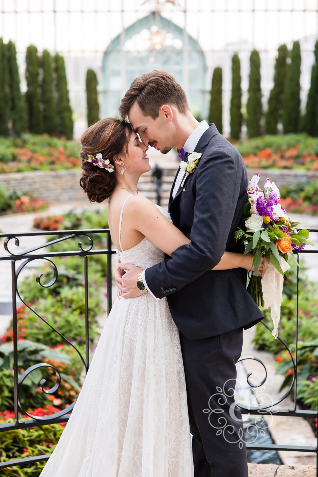 Marjorie McNeely Conservatory Wedding St Paul MN Photo