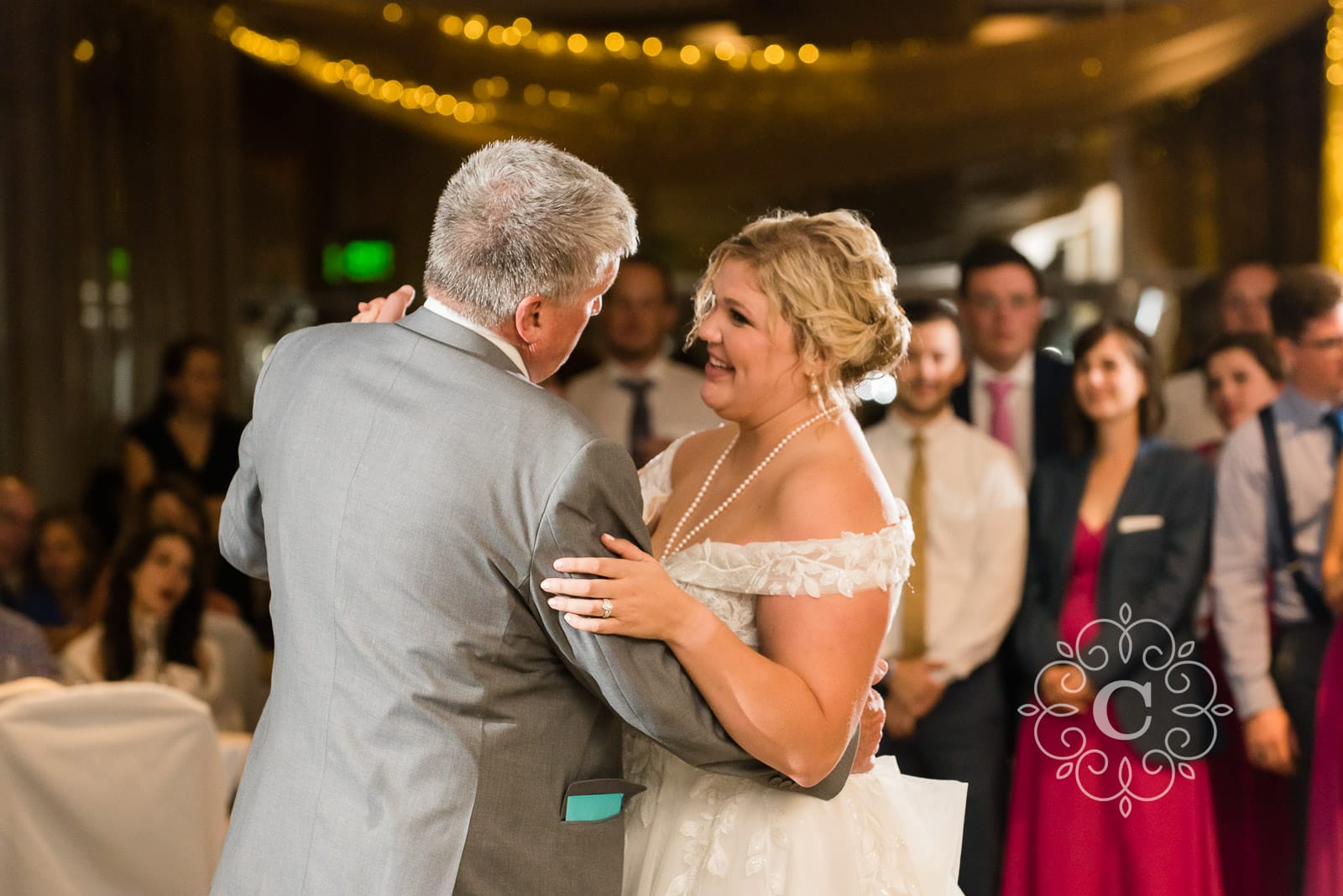 Como Park Covered Porch Wedding Reception Photo