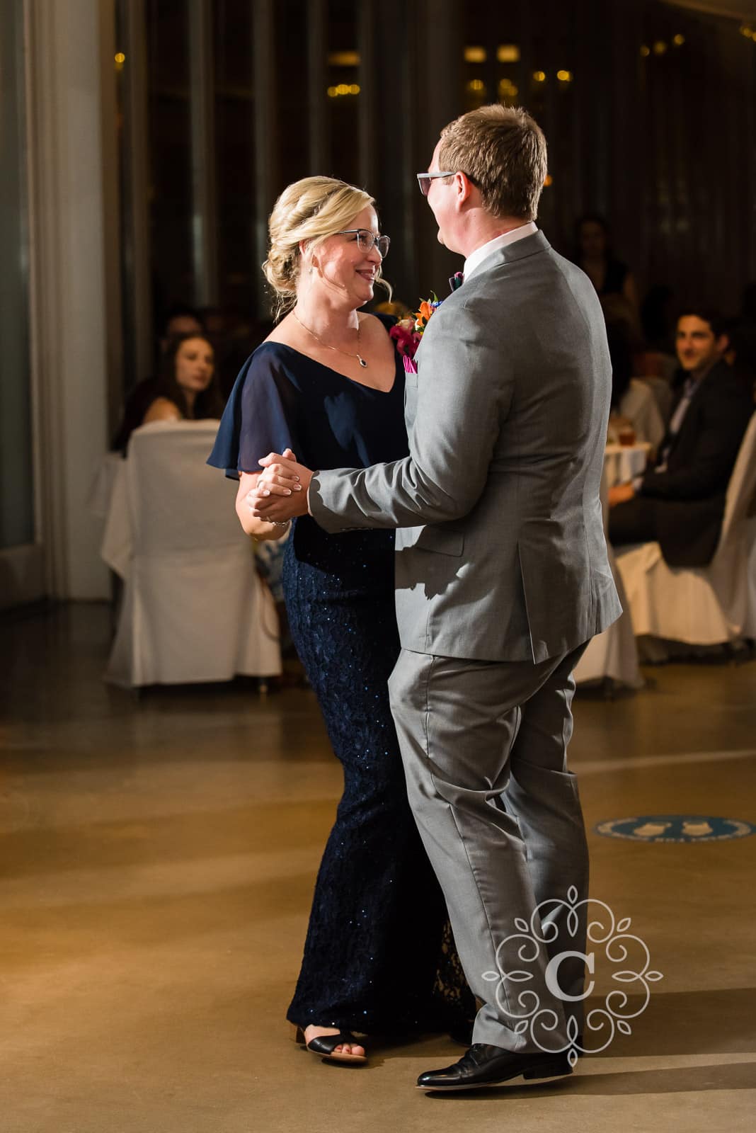 Como Park Covered Porch Wedding Reception Photo