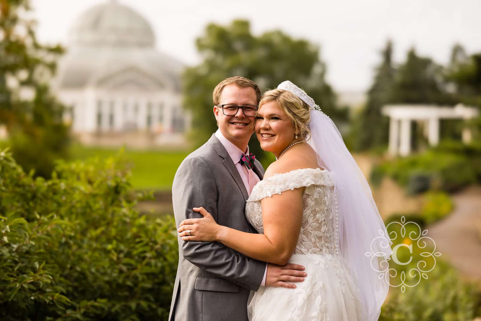 Como Park Conservatory Wedding Photo