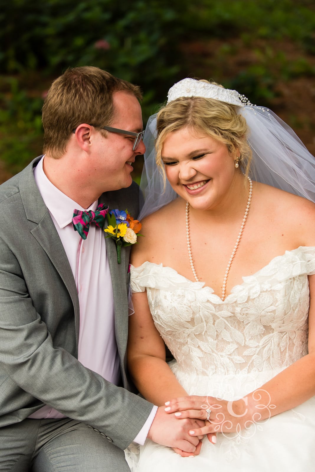 Como Park Conservatory Wedding Photo