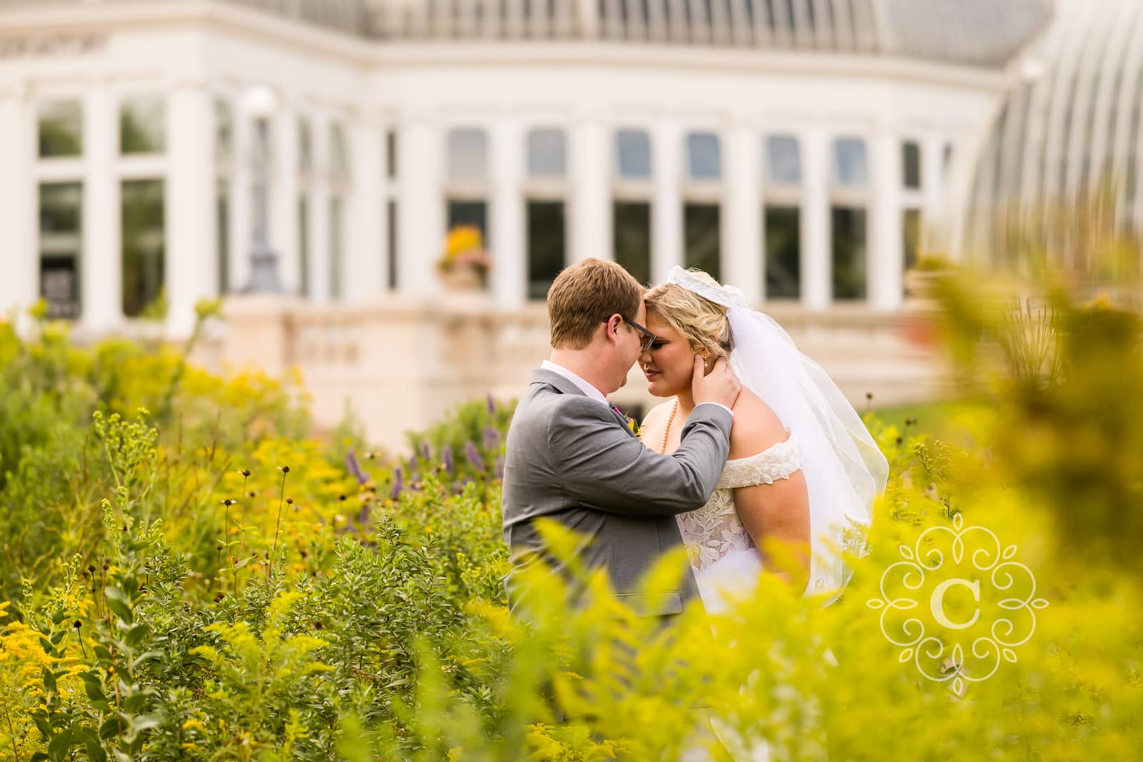 Como Park Conservatory Wedding Photo