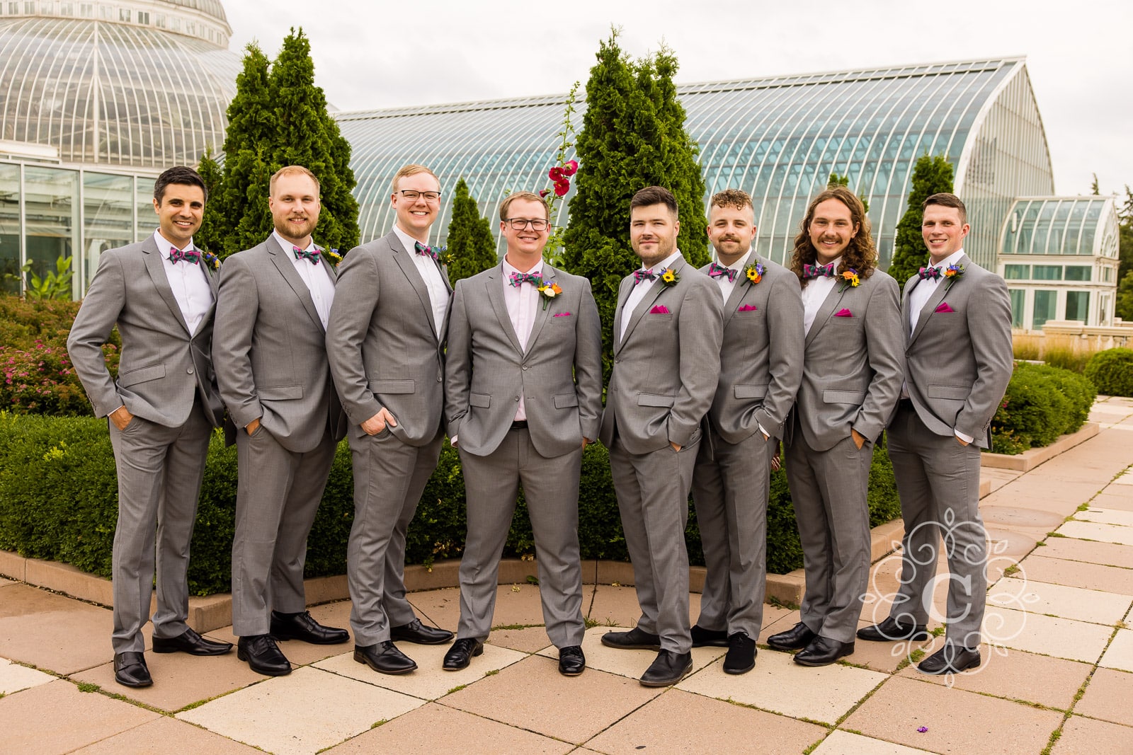 Como Park Conservatory Wedding Photo