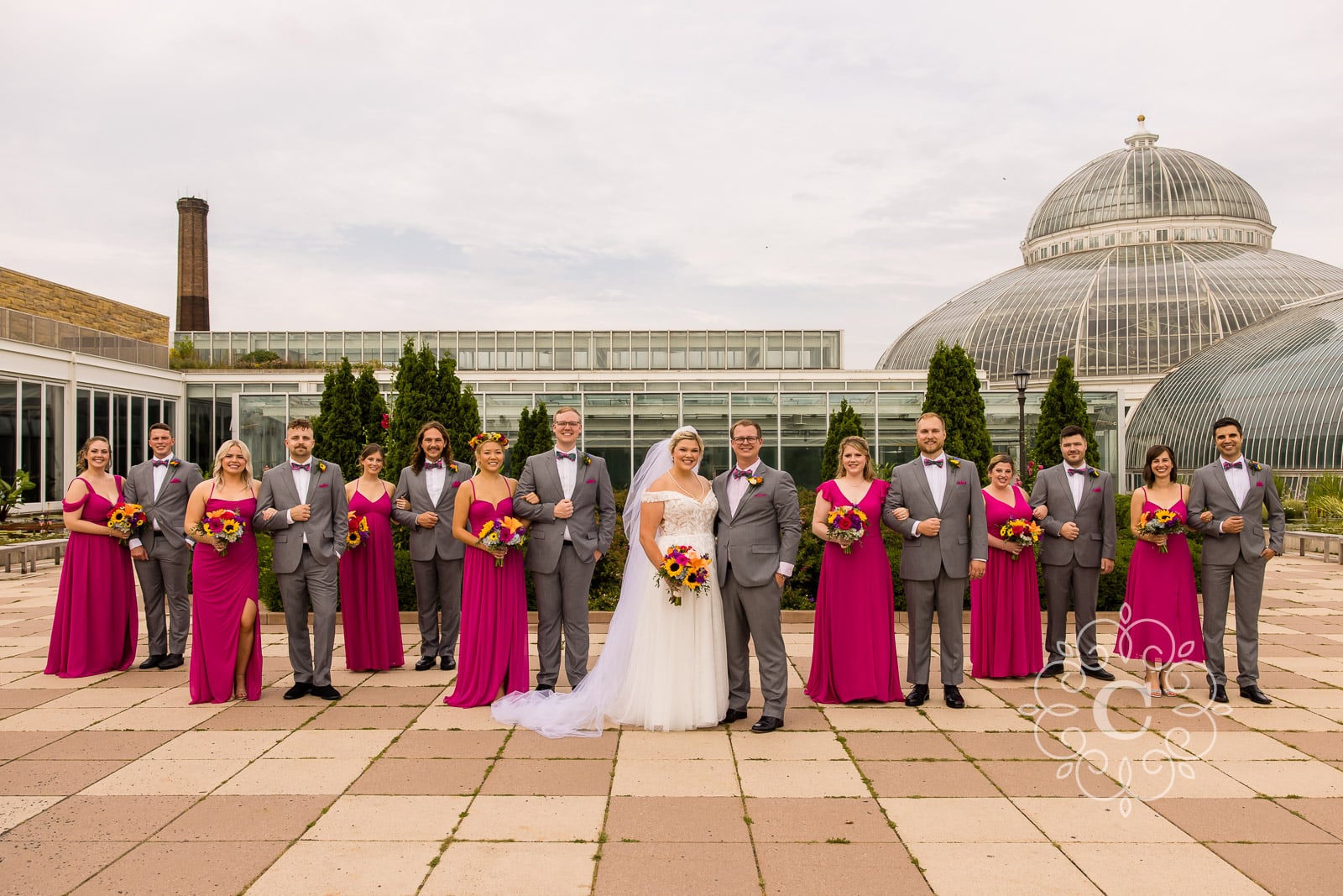 Como Park Conservatory Wedding Photo