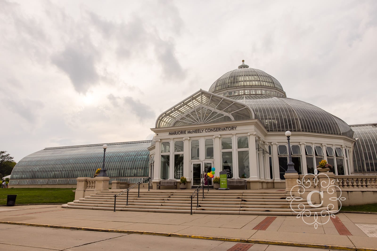 Como Park Conservatory Wedding Photo