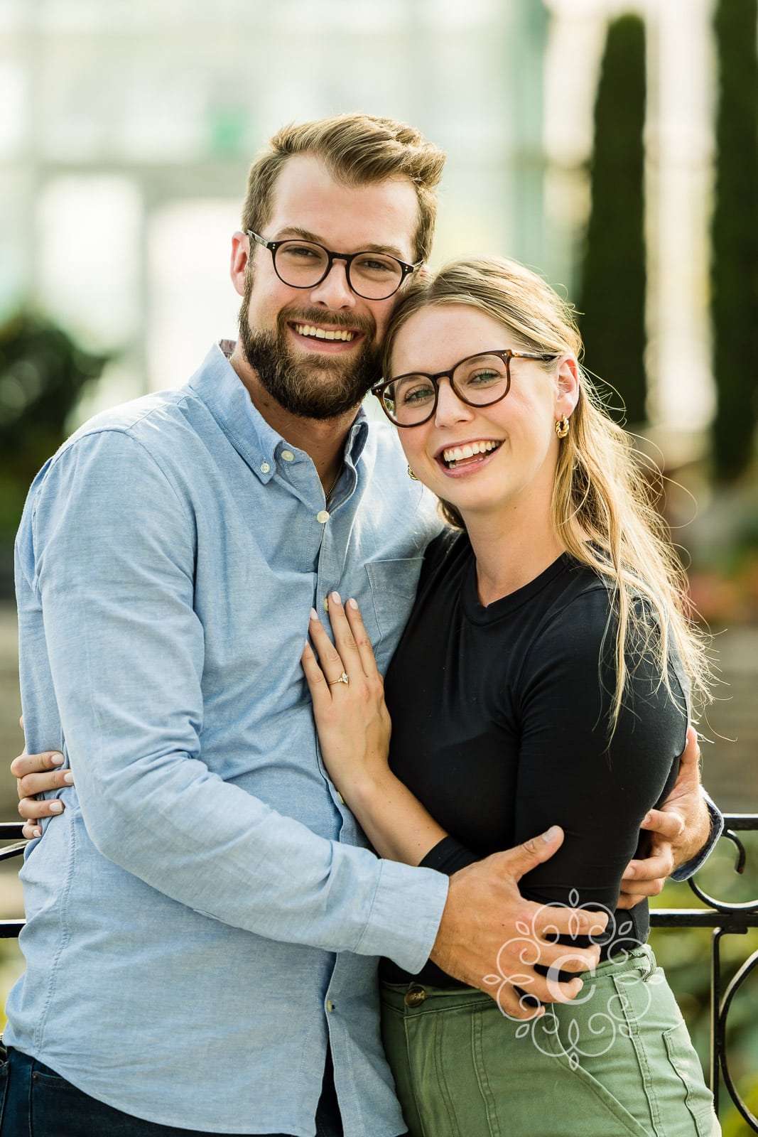 Sunken Garden Como Park Engagement Proposal Photo