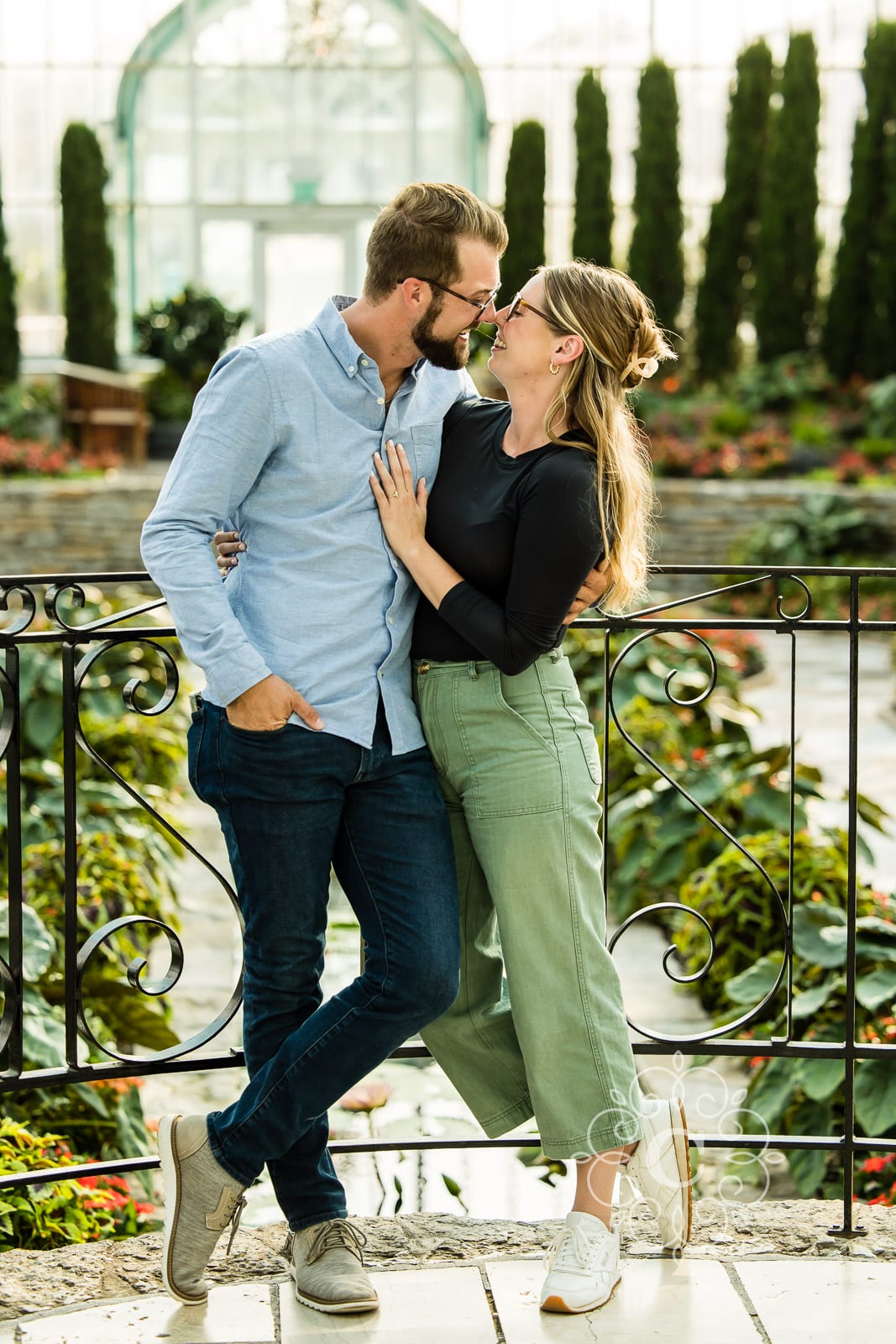 Sunken Garden Como Park Engagement Proposal Photo