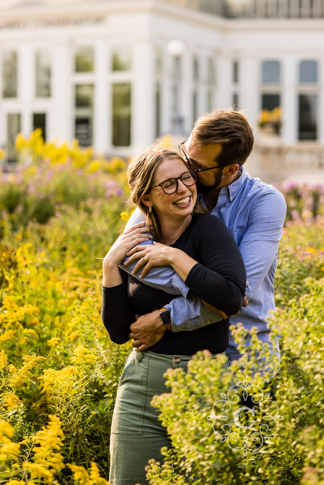 Sunken Garden Como Park Engagement Proposal Photo