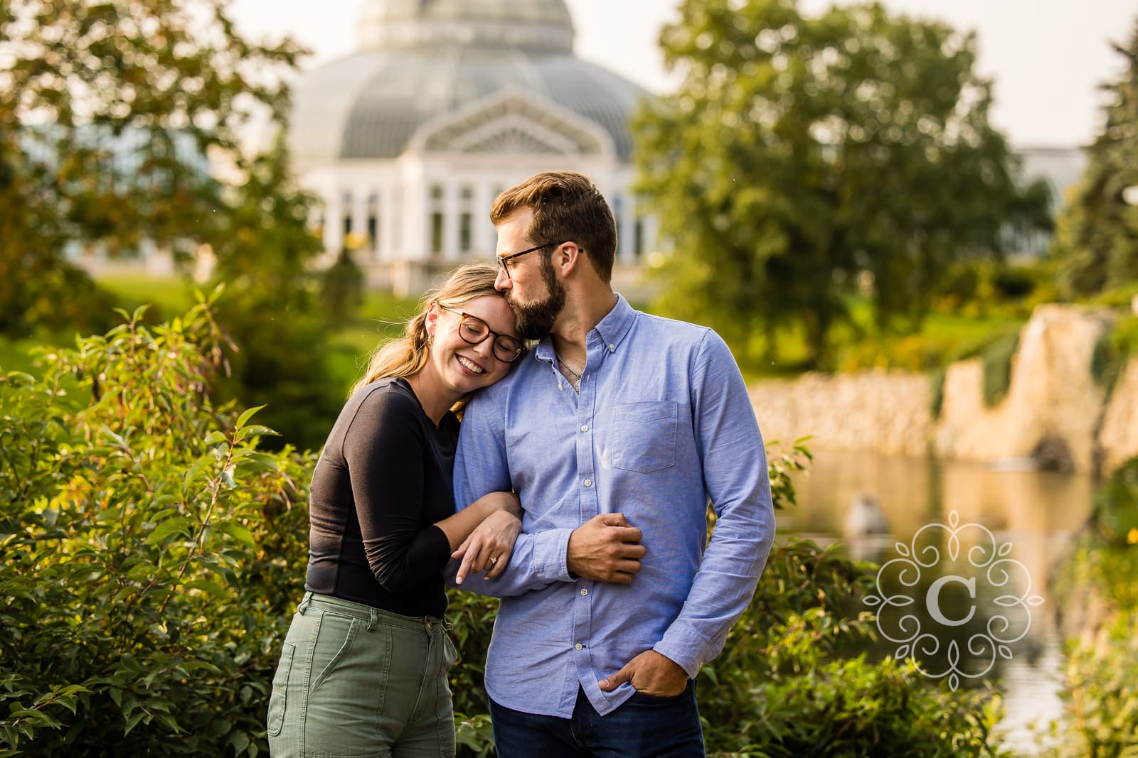 Sunken Garden Como Park Engagement Proposal Photo