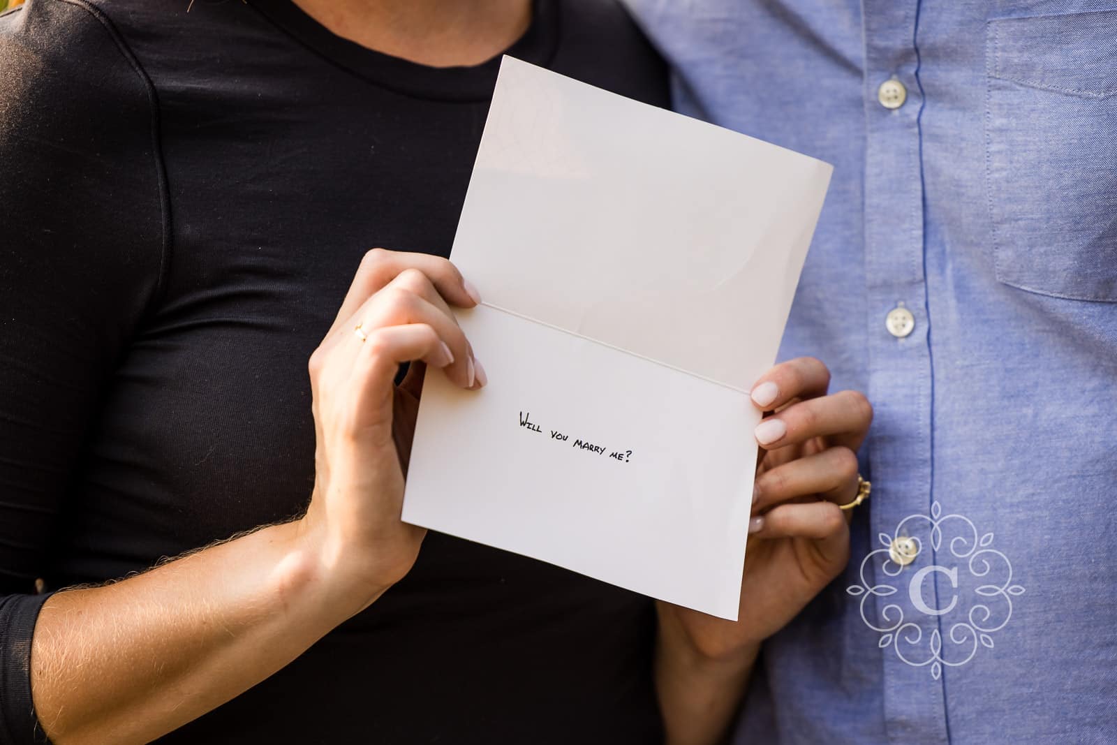 Sunken Garden Como Park Engagement Proposal Photo