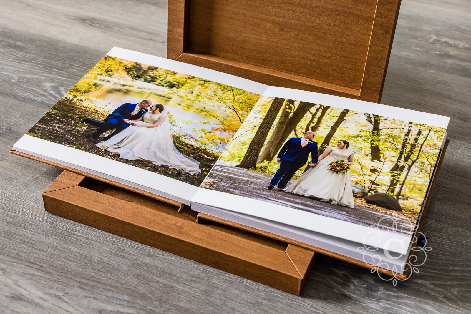 Custom Heirloom Wedding Photo Album Design