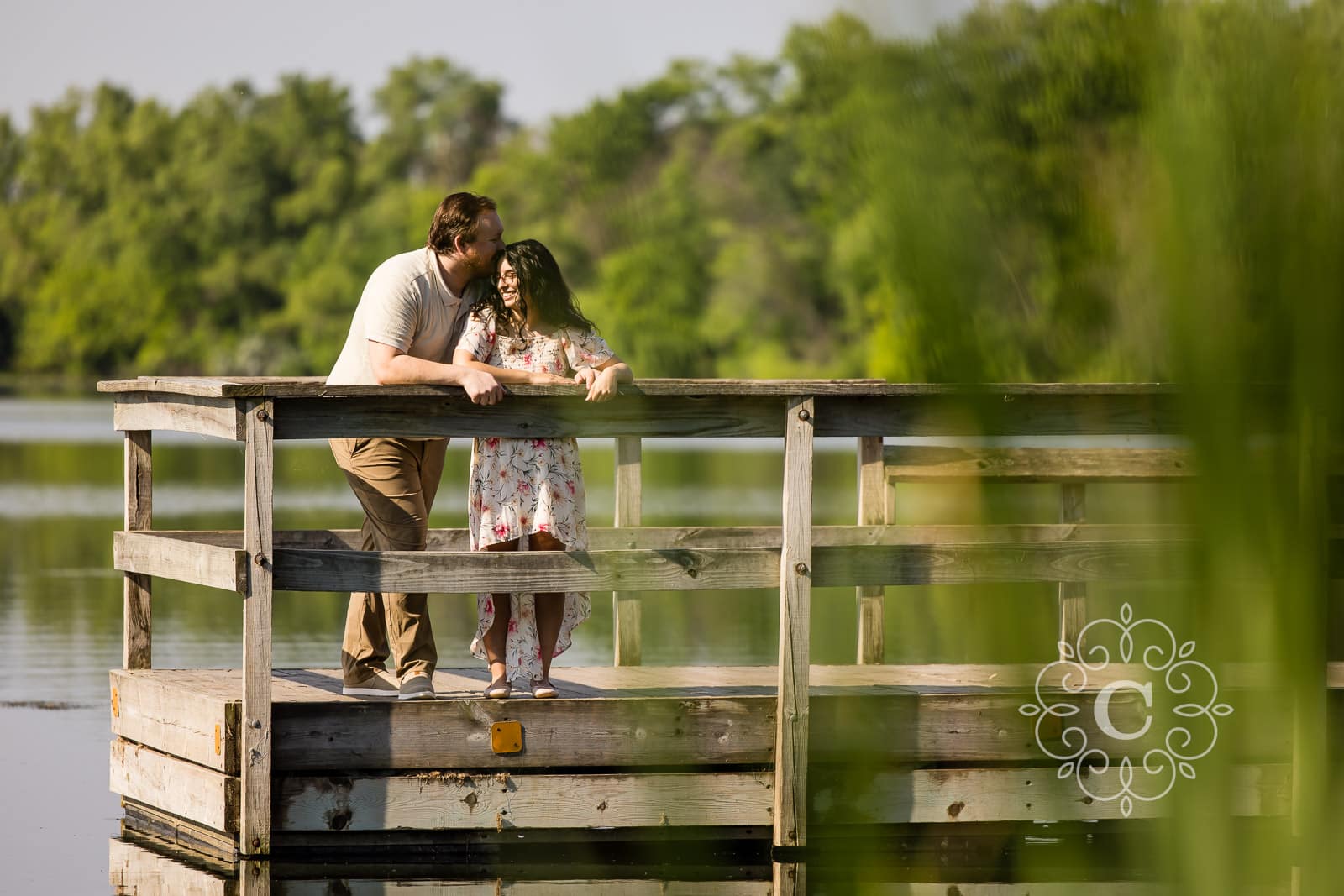 Engagement Rogers Lake Park MN Photo