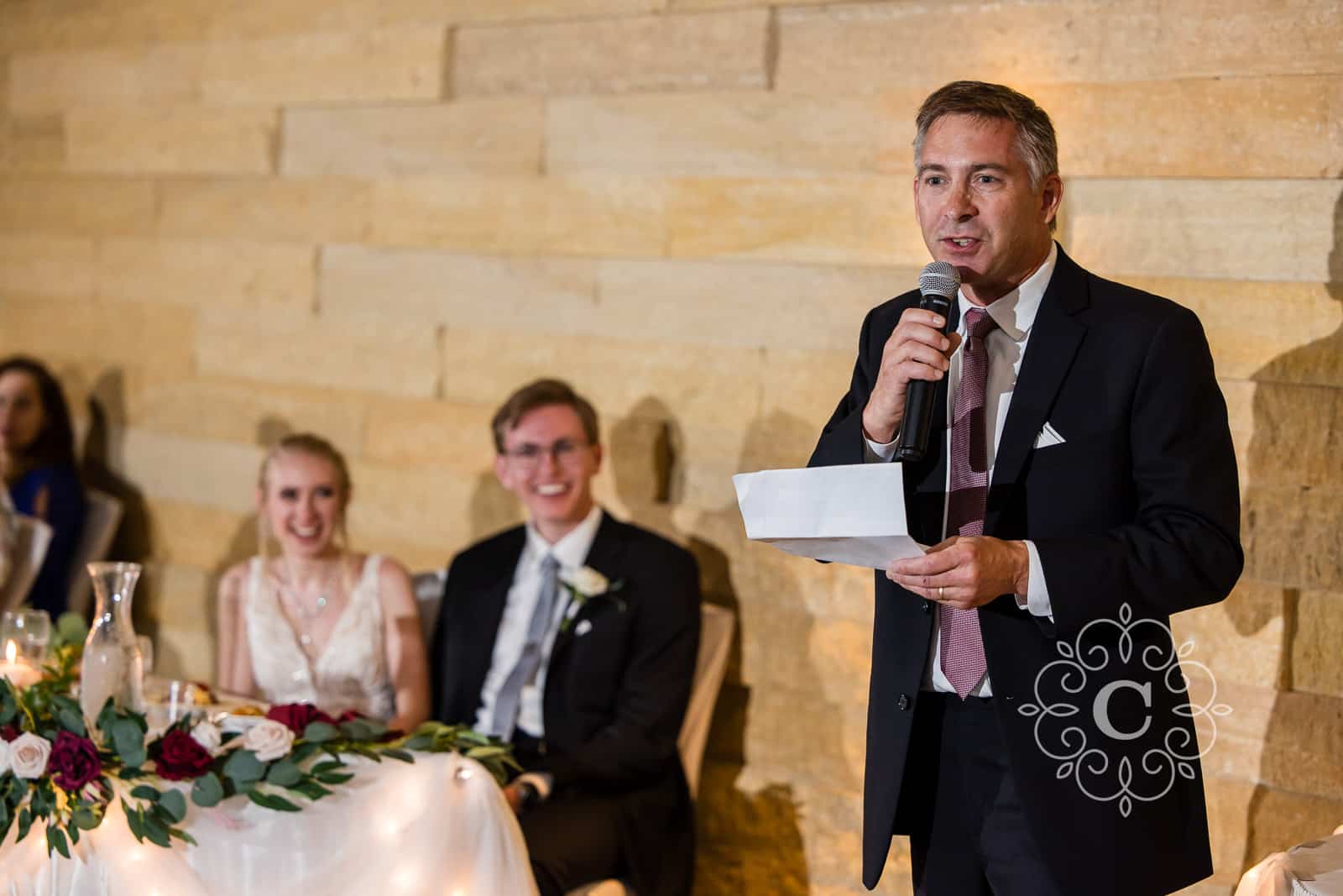 Covered Porch Como Park Wedding Reception Photo