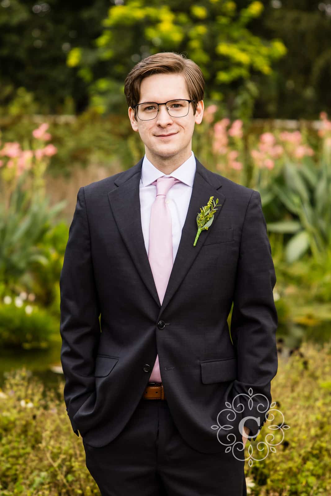 Lily Pond Garden Como Park Wedding Photos