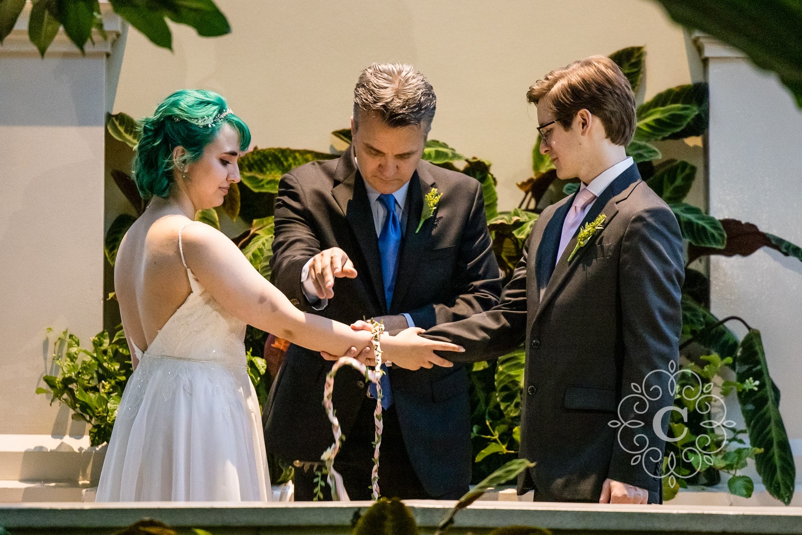 North Garden Como Park Conservatory Wedding Photos