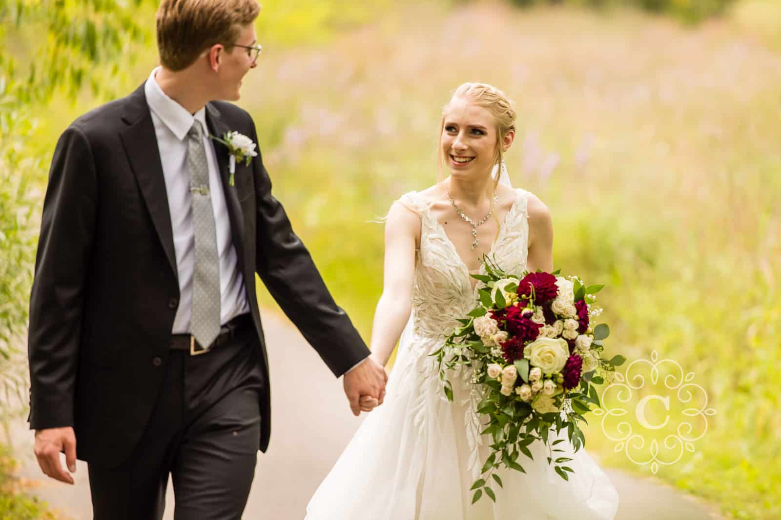 Roseville Central Park Muriel Sahlin Arboretum Wedding Photo