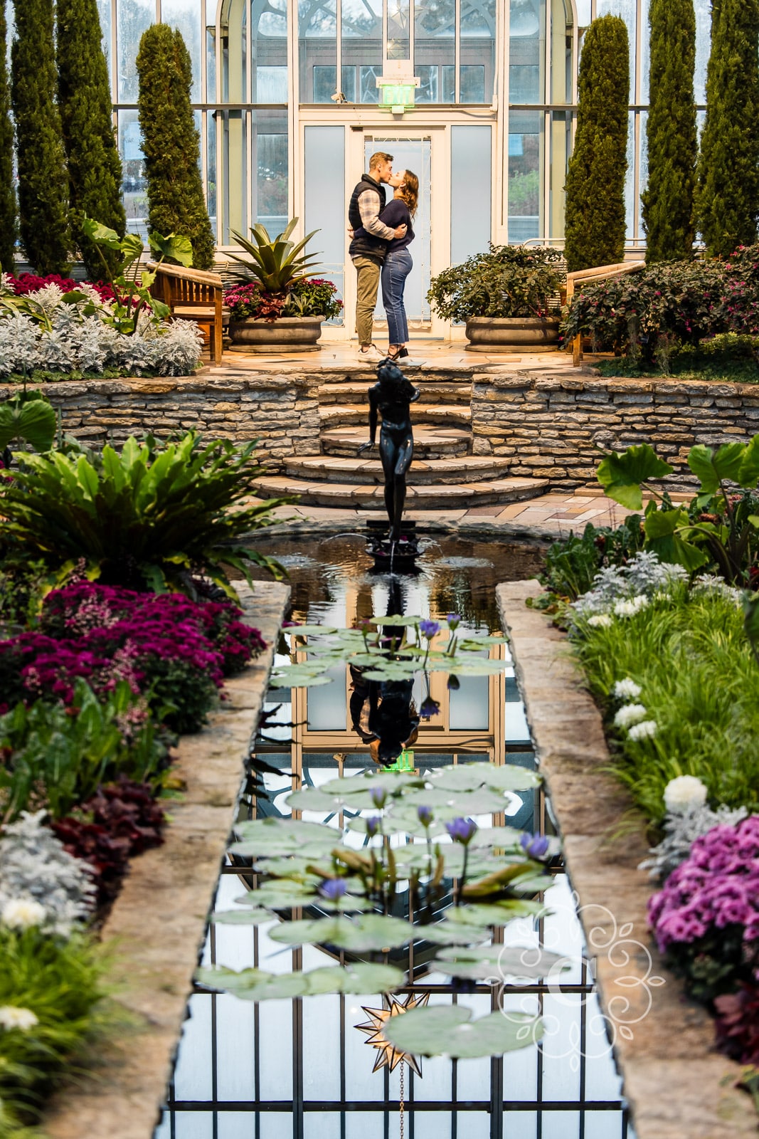 Sunken Garden Como Park Engagement Proposal Photo