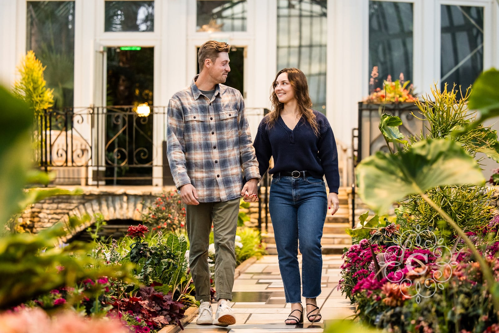 Sunken Garden Como Park Engagement Proposal Photo