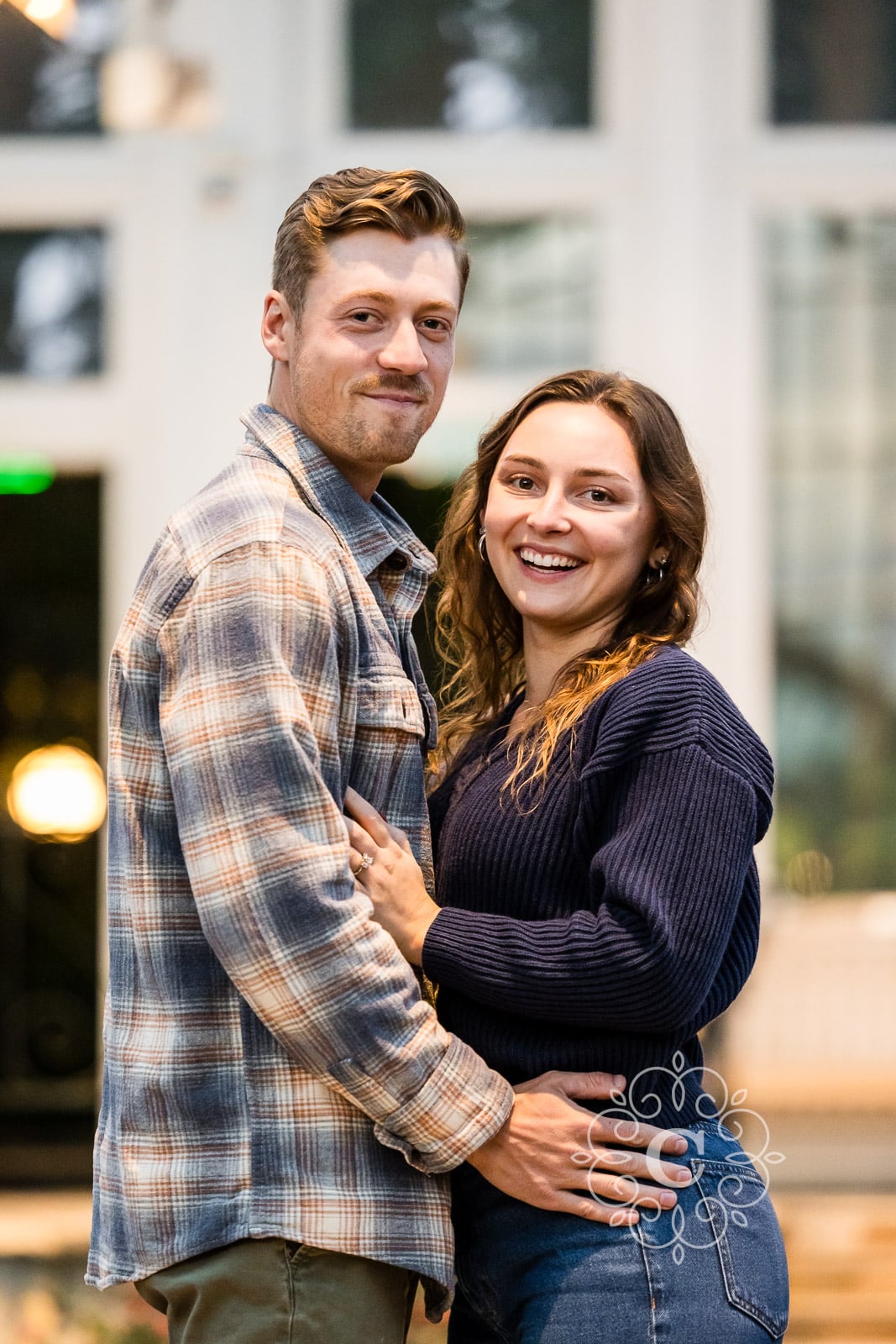 Sunken Garden Como Park Engagement Proposal Photo