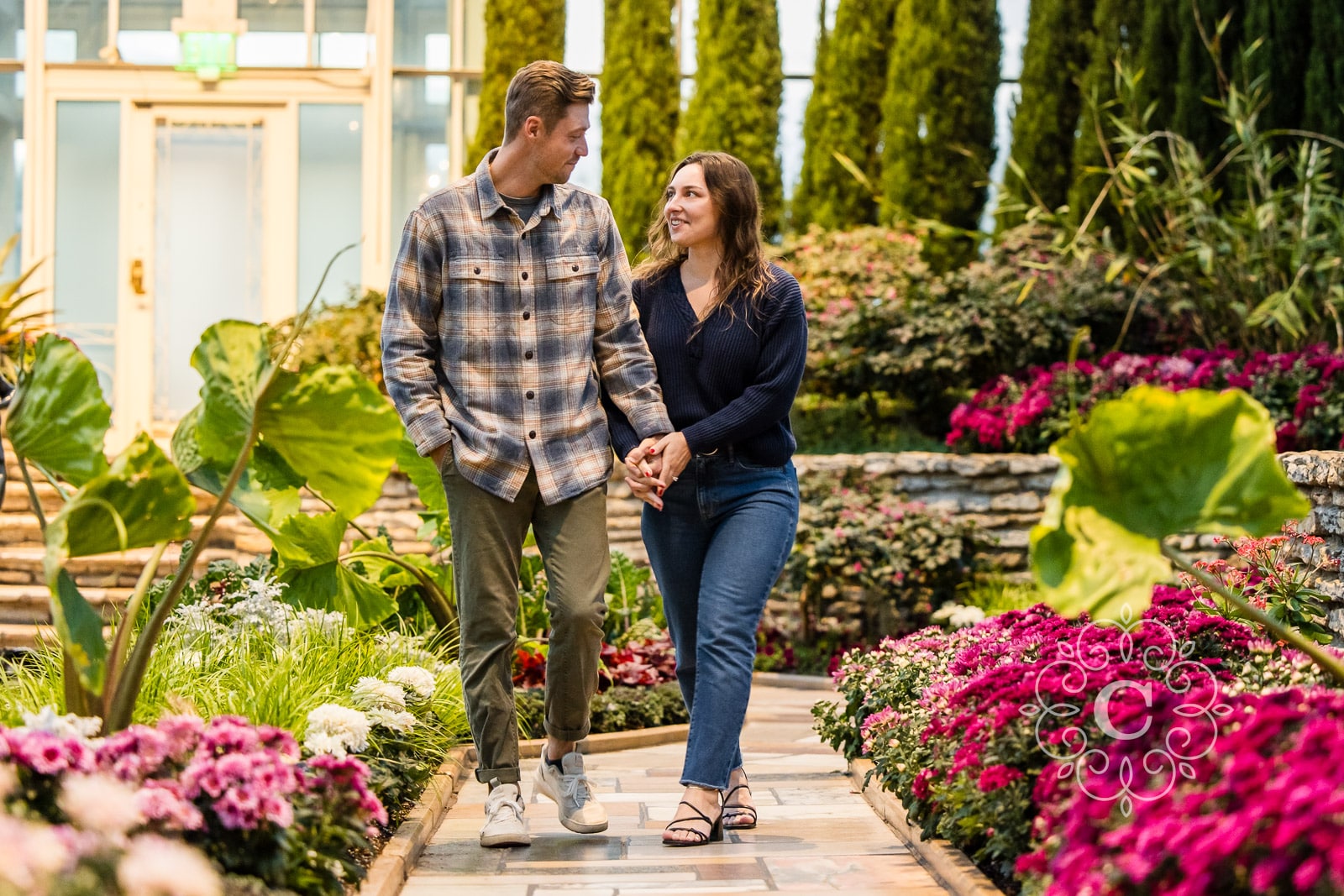 Sunken Garden Como Park Engagement Proposal Photo