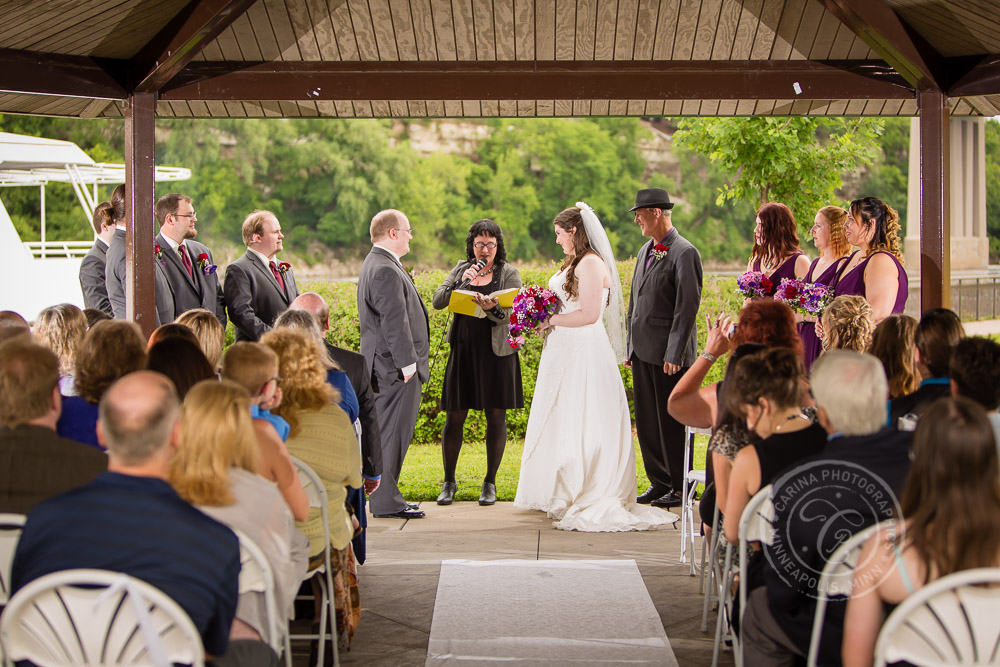 Bohemian Flats Park Minneapolis MN Wedding Photo