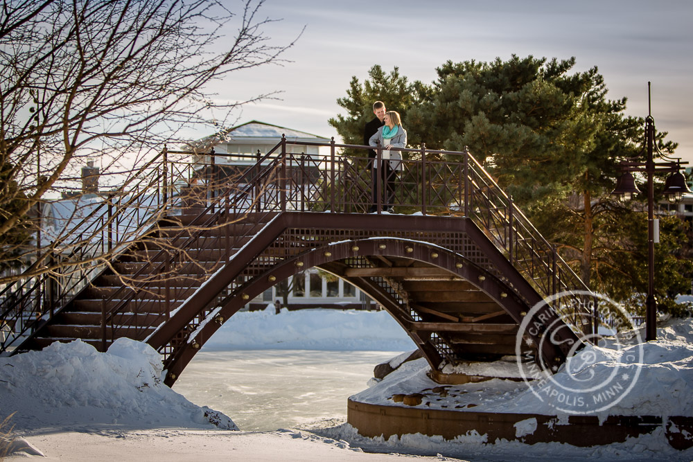 Centennial Lakes Park Edina MN engagement photo