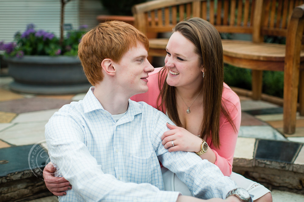 Como Park Conservatory Engagement Photography