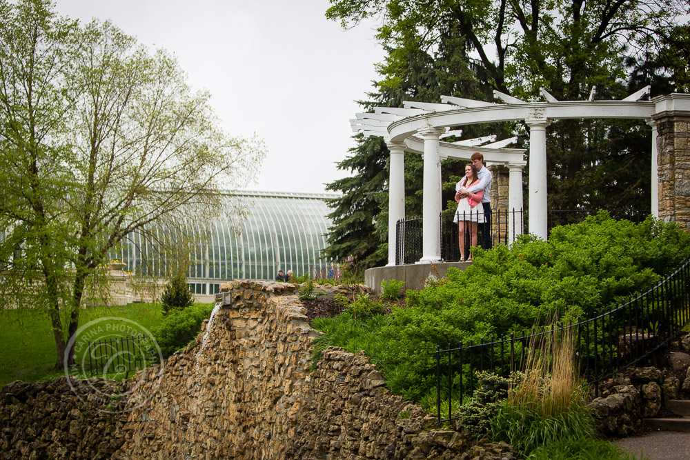 Como Park Conservatory Engagement Photography