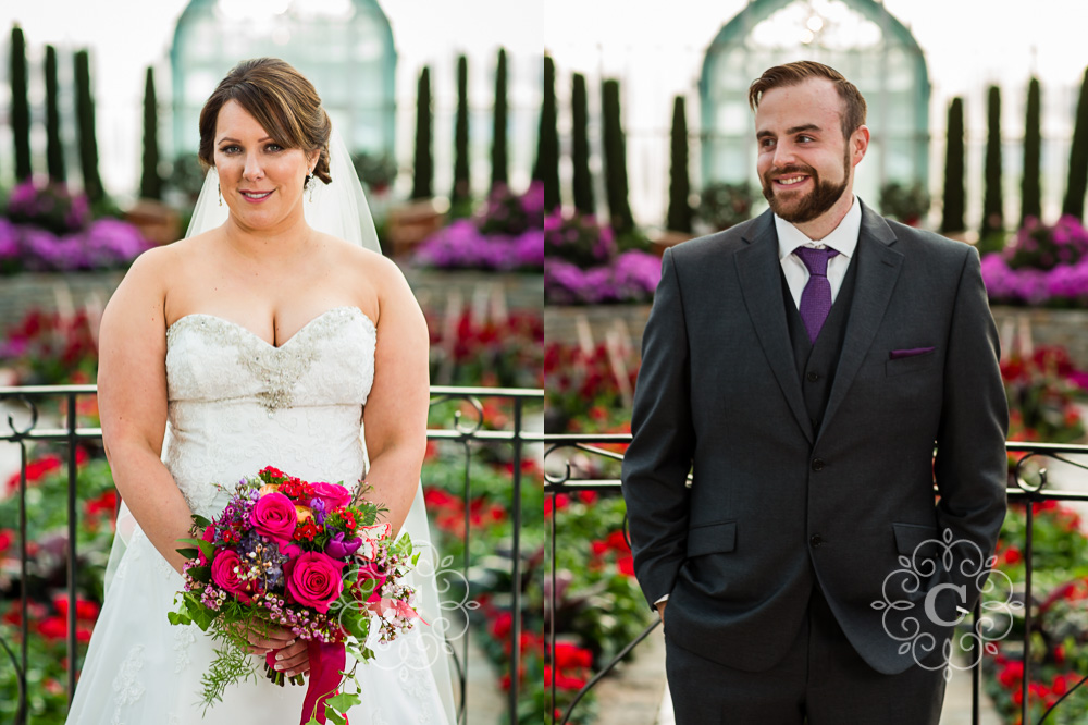 Como Park Conservatory St Paul MN Wedding Photo