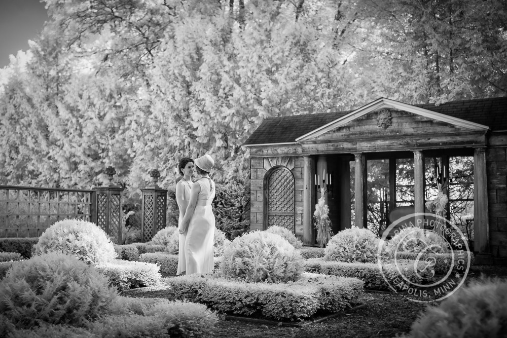 Formal Garden Wedding Minneapolis MN Photo