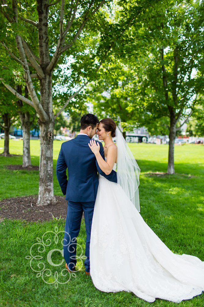 Gold Medal Park Minneapolis Wedding Photo