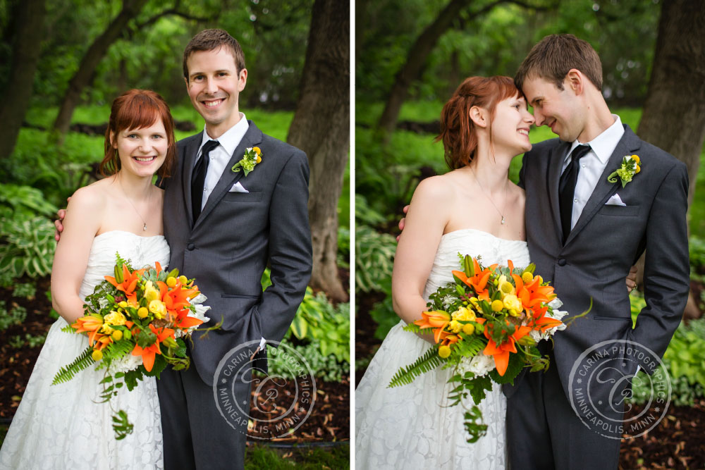 Bride Groom Flowers Outdoor Happy Wedding Day