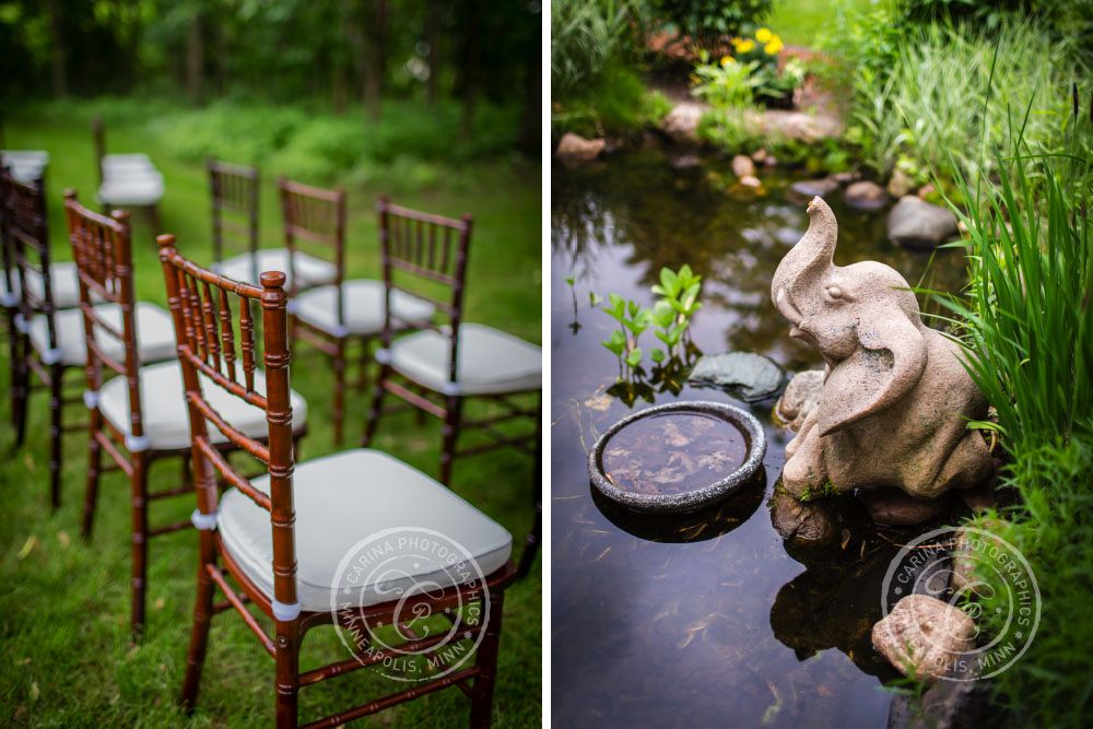 Wedding Ceremony Chairs Pond