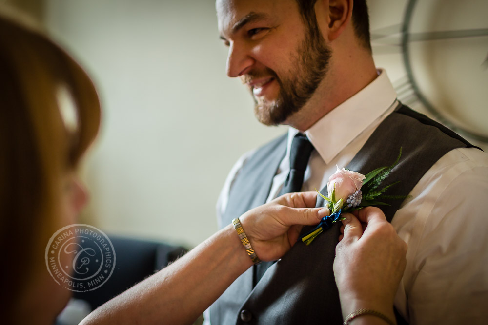 James J Hill Library Wedding Photo