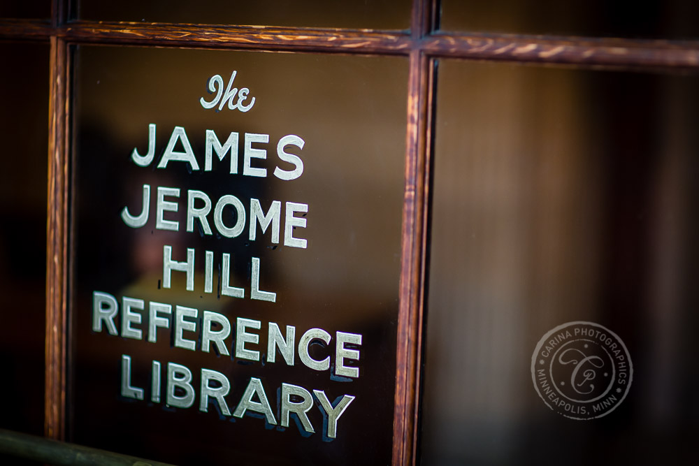 James J Hill Library Wedding Photo