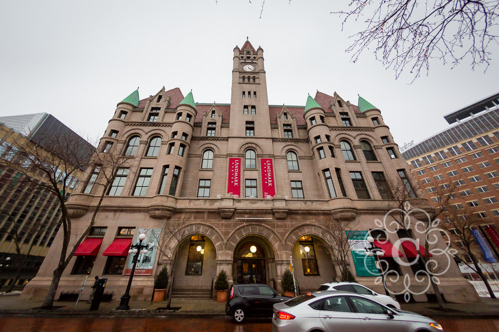 Landmark Center St Paul Wedding Photo